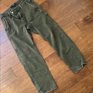 Hollister Loose Carpenter Cargo denim jeans Relaxed Fit Utility Style